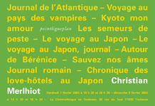 Programmes Christian Merlhiot Les 7 et 9 février 2013. Cinémathèque de Toulouse