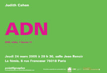 Judith Cahen / ADN. Jeudi 24 mars 2005. La fémis