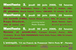 Manifesto  29 et 30 juin 2005