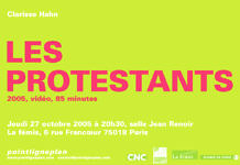 Clarisse Hahn / Les Protestants Jeudi 27 octobre 2005. La fémis